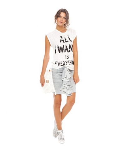 Amy Gee - All I Want  - Wit - T-shirts
