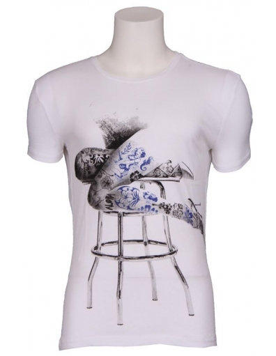 Antony Morato - Tropical night w - Wit - T-shirts