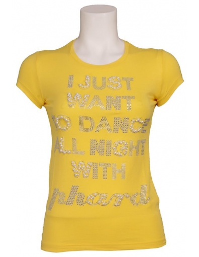 Phard - T-shirt m-m sachery day - Geel - T-shirts