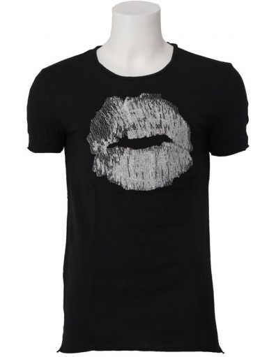 Antony Morato - lip  - Zwart - T-shirts