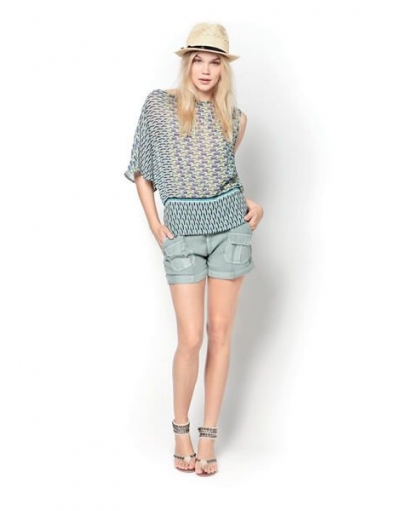 Amy Gee - transparant - Blauw - T-shirts